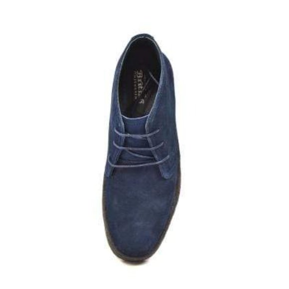 British Walkers Playboy Original High Top Men's Navy Suede Chukka Boot - Picture 8 of 8